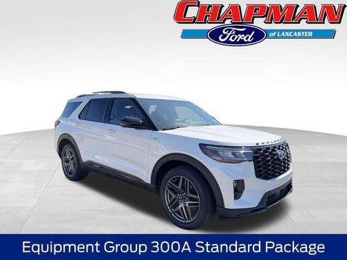 STAR WHITE MET TRI-COAT 2026 Ford Explorer ST-Line