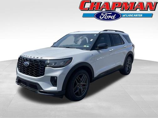 SPACE WHITE METALLIC 2026 Ford Explorer ST-Line