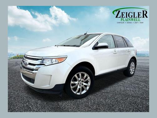 White Platinum Clearcoat Metallic 2013 Ford Edge SEL