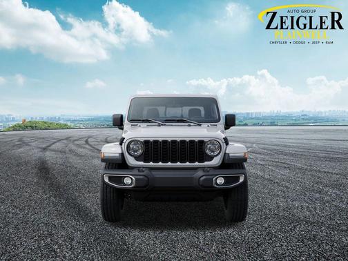 Bright White Clearcoat 2026 Jeep Gladiator Sahara 4x4