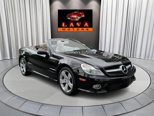 Black 2009 Mercedes-Benz SL-Class 2dr Roadster 5.5L V8