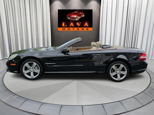 Black 2009 Mercedes-Benz SL-Class 2dr Roadster 5.5L V8