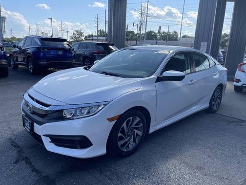 White Orchid Pearl 2018 Honda Civic EX