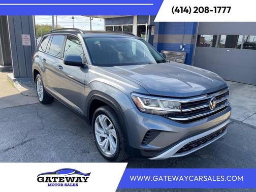 Platinum Gray Metallic 2023 Volkswagen Atlas 3.6L SE w/Technology