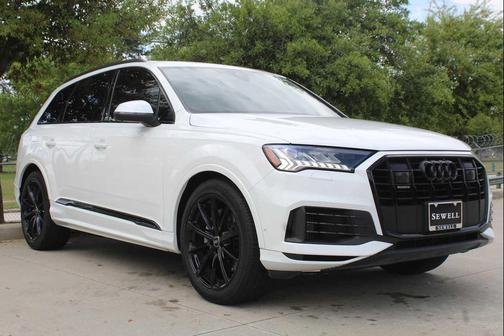 Carrara White 2023 Audi Q7 55 Prestige