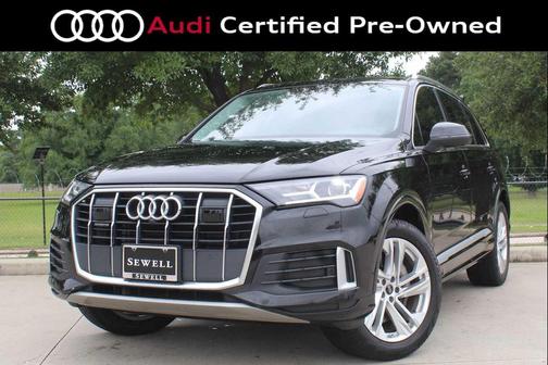 Mythos Black Metallic 2024 Audi Q7 45 Premium