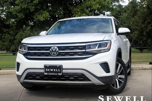 Pure White 2021 Volkswagen Atlas 2.0T SE