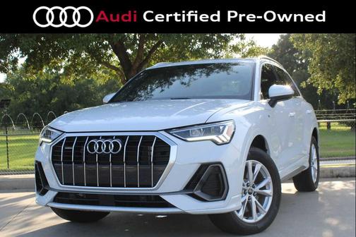 Glacier White Metallic 2023 Audi Q3 45 S line Premium Plus