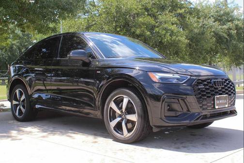 Mythos Black Metallic 2023 Audi Q5 45 S line Premium Plus