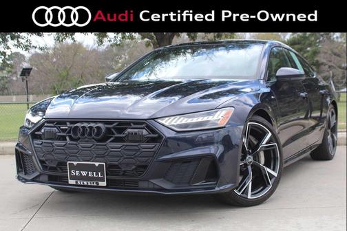 Firmament Blue Metallic 2024 Audi A7 Prestige 55 TFSI quattro S tronic