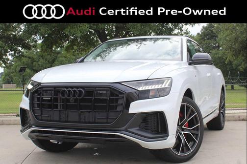 Glacier White Metallic 2023 Audi Q8 55 Premium Plus