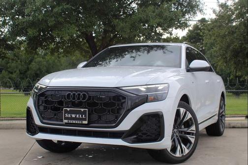 Glacier White Metallic 2025 Audi Q8 55 Premium Plus