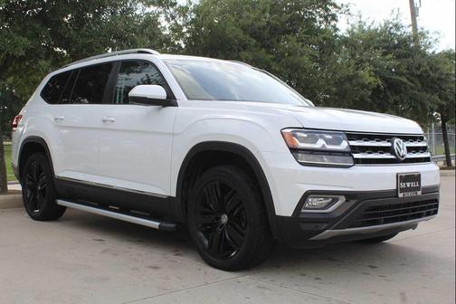 Pure White 2019 Volkswagen Atlas 3.6L SEL