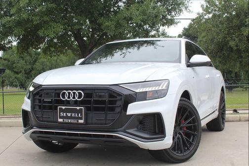 Glacier White Metallic 2021 Audi Q8 55 Prestige