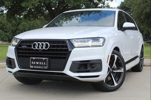Glacier White Metallic 2019 Audi Q7 55 Prestige