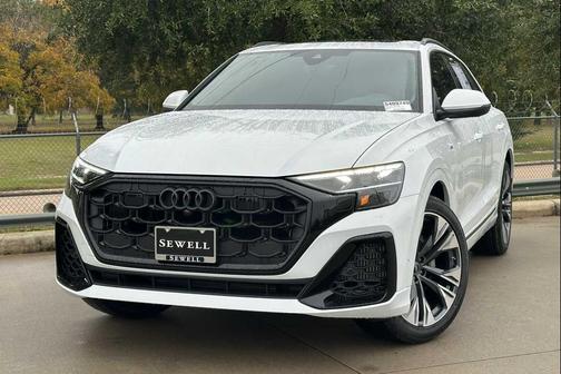 Glacier White Metallic 2026 Audi Q8 55 Premium Plus