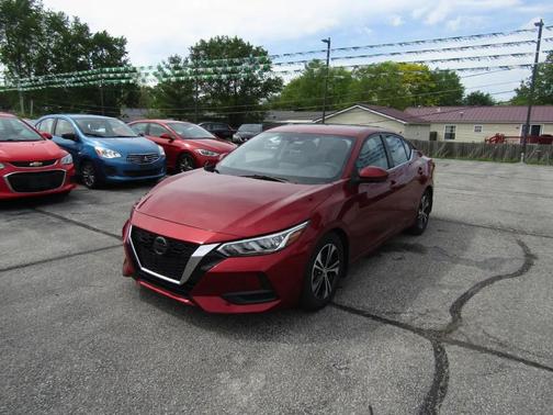 Scarlet Ember Tintcoat 2020 Nissan Sentra SV