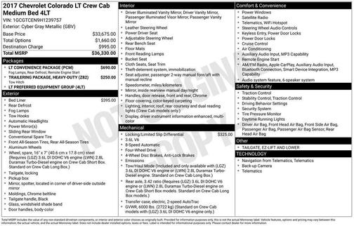 Cyber Gray Metallic 2017 Chevrolet Colorado LT