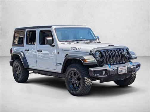 Bright White Clearcoat 2023 Jeep Wrangler 4xe Base