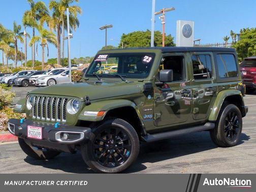 Sarge Green Clearcoat 2023 Jeep Wrangler 4xe Sahara