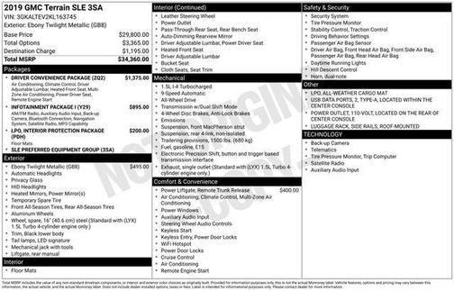 2019 GMC Terrain SLE