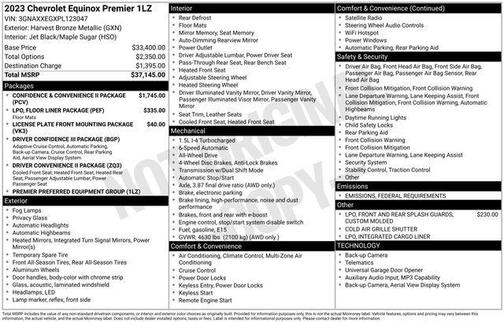2023 Chevrolet Equinox Premier w/1LZ