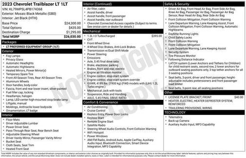 2023 Chevrolet Trailblazer LT
