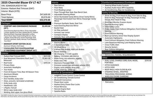 2025 Chevrolet Blazer EV eAWD LT