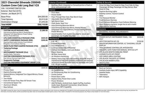 2021 Chevrolet Silverado 2500 Custom