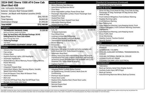 2024 GMC Sierra 1500 AT4