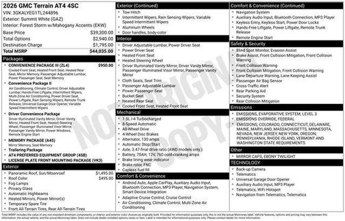 2026 GMC Terrain AWD AT4