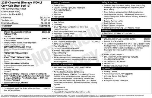 2025 Chevrolet Silverado 1500 LT