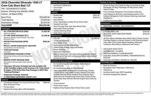2026 Chevrolet Silverado 1500 LT