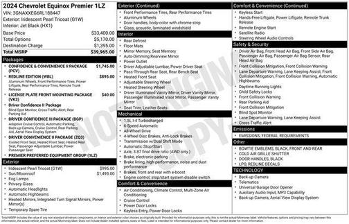 2024 Chevrolet Equinox Premier w/1LZ