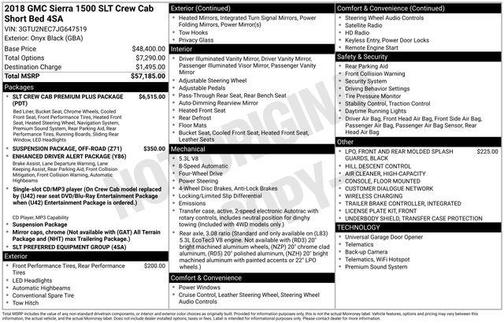 2018 GMC Sierra 1500 SLT