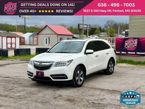 White Diamond Pearl 2016 Acura MDX 3.5L AcuraWatch Plus Package