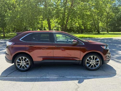 Ruby Red Metallic Tinted Clearcoat 2016 Ford Edge Titanium
