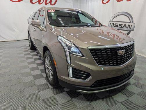 Latte Metallic 2023 Cadillac XT5 Premium Luxury
