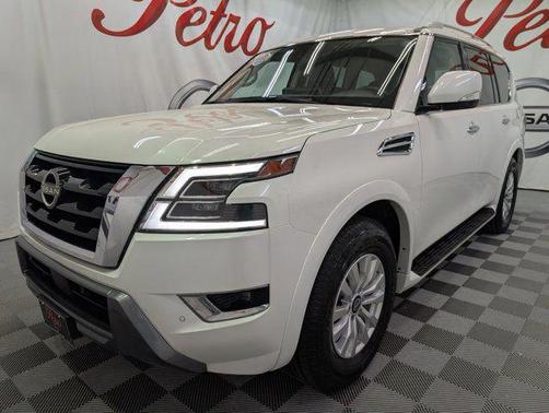 Aspen White Tricoat 2024 Nissan Armada SV 4WD