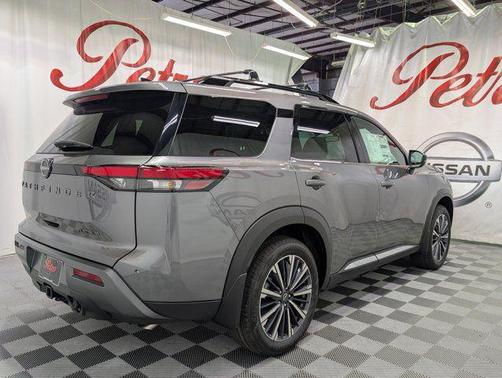 Gun Metallic 2026 Nissan Pathfinder Platinum
