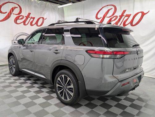 Gun Metallic 2026 Nissan Pathfinder Platinum