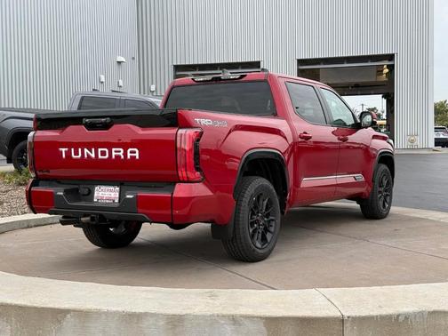 Supersonic Red 2025 Toyota Tundra Platinum