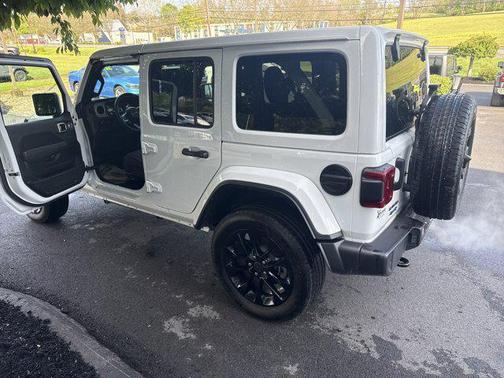 Bright White Clearcoat 2025 Jeep Wrangler 4xe Sahara