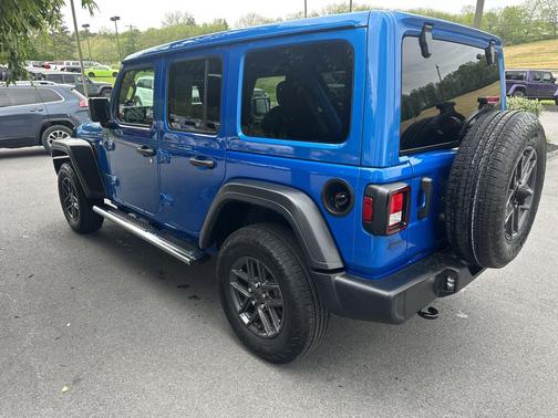 Hydro Blue Pearlcoat 2024 Jeep Wrangler Sport S