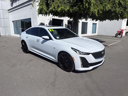 Diamond Sky Metallic 2021 Cadillac CT5 Premium Luxury RWD