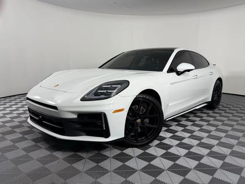 White 2025 Porsche Panamera 4