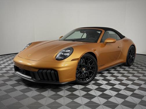 Gold 2026 Porsche 911 Carrera 4 GTS Convertible