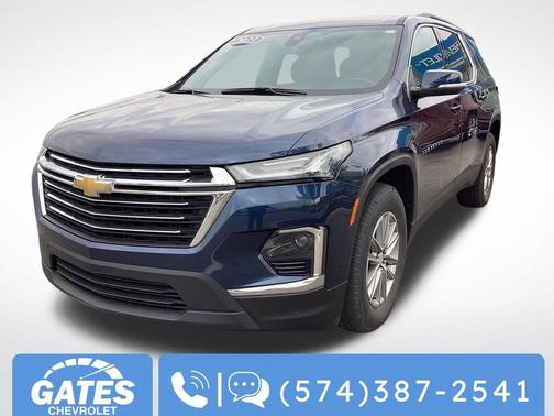 Northsky Blue Metallic 2023 Chevrolet Traverse LT Cloth