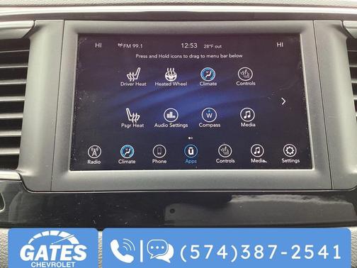 Granite Crystal Metallic Clearcoat 2020 Chrysler Pacifica Touring L