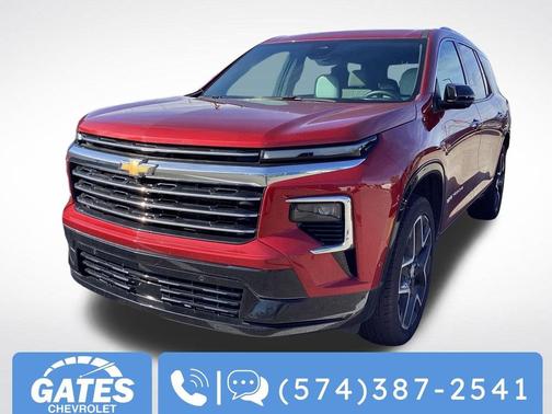 Radiant Red Tintcoat 2025 Chevrolet Traverse High Country